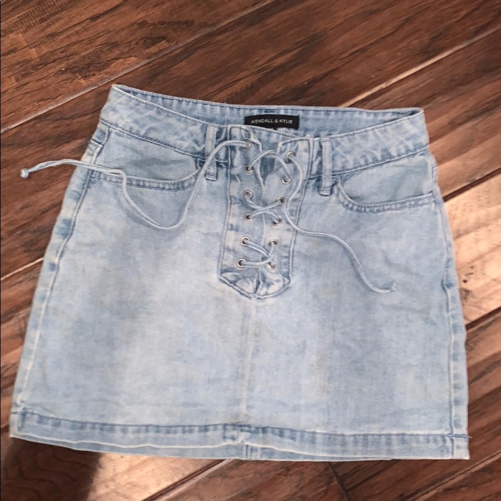 Lace Up Skirt